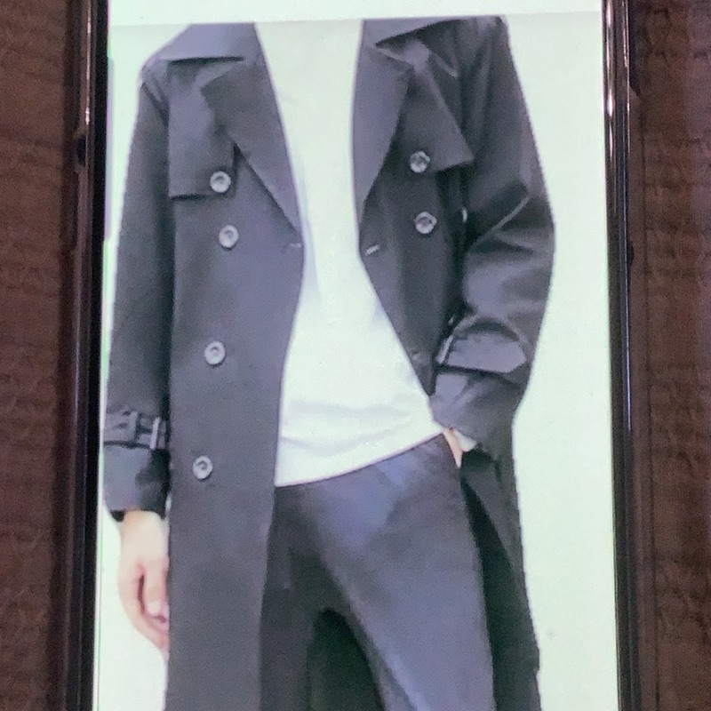 Pantene Black Trench Coat